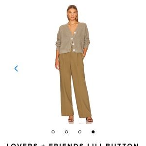 Lovers and friends revolve cardigan sea moss xs NWT